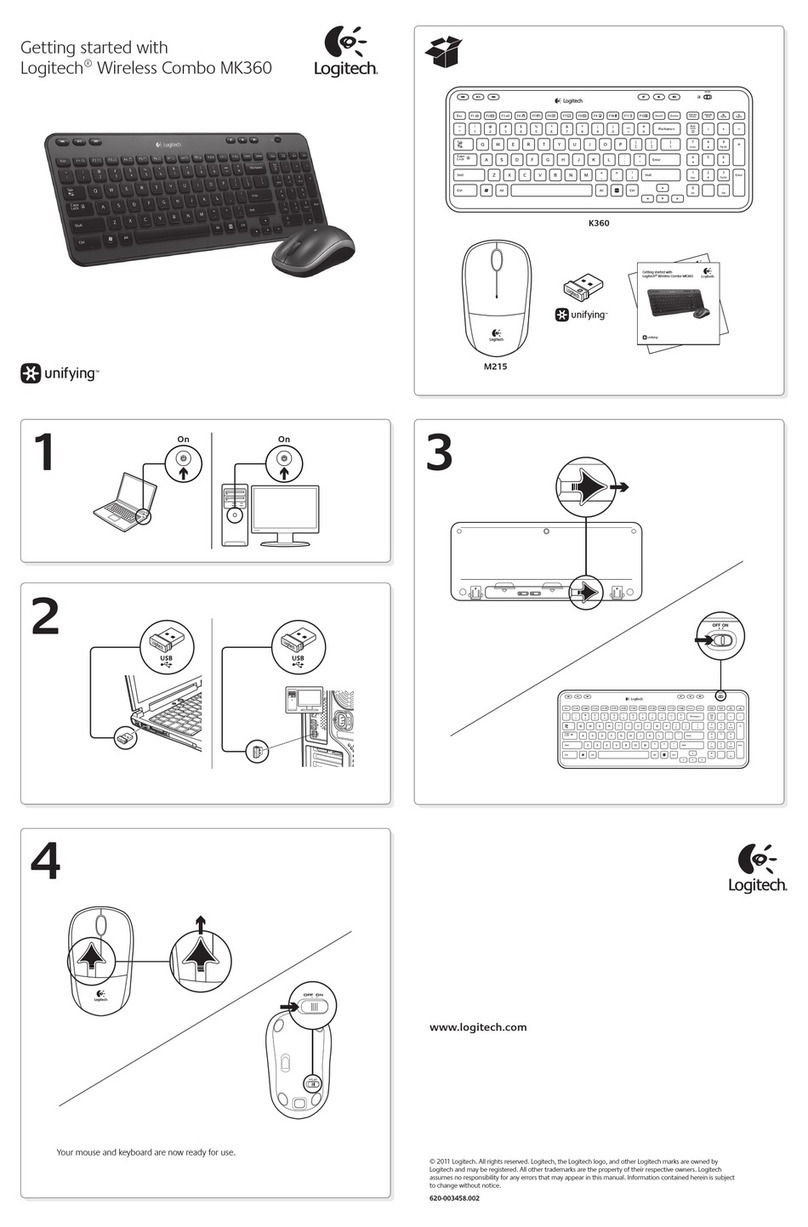 Logitech MK360 User manual