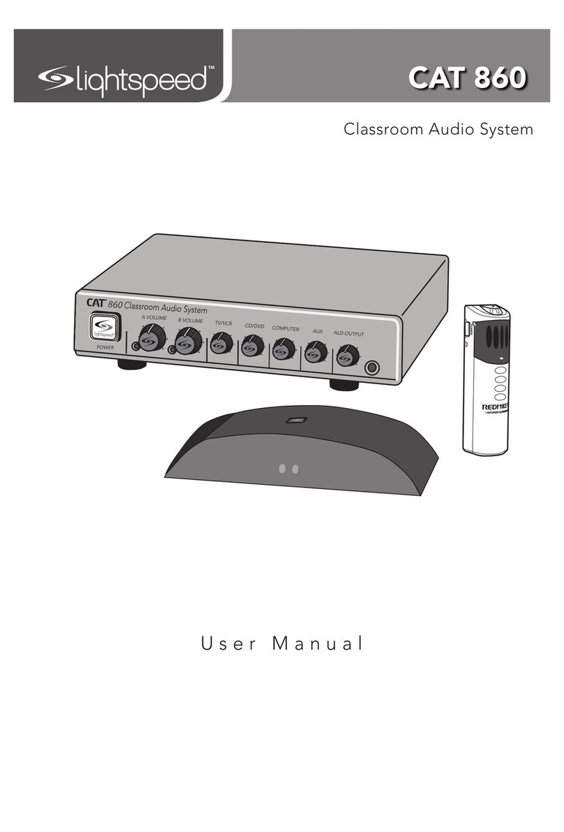 Lightspeed CAT 860 User manual