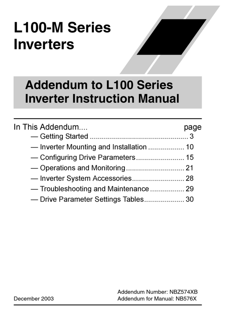 Hitachi L100-M Series Addendum User manual
