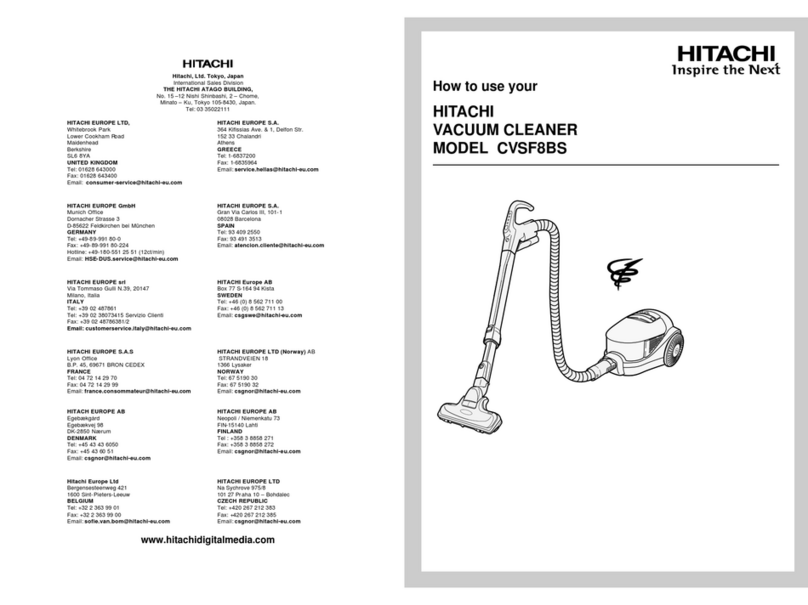 Hitachi CVSF8BS User manual