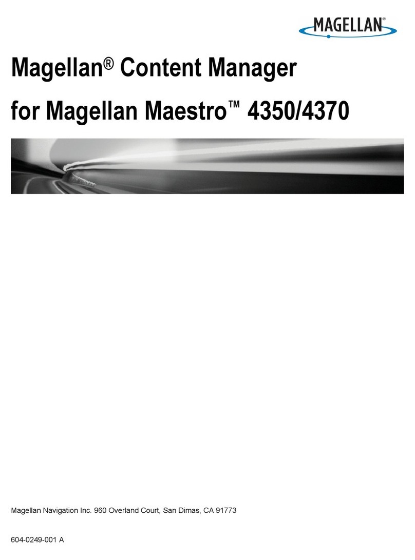Magellan Maestro 4350 - Automotive GPS Receiver user manual Magellan Maestro 4350 - Automotive GPS Receiver user manual