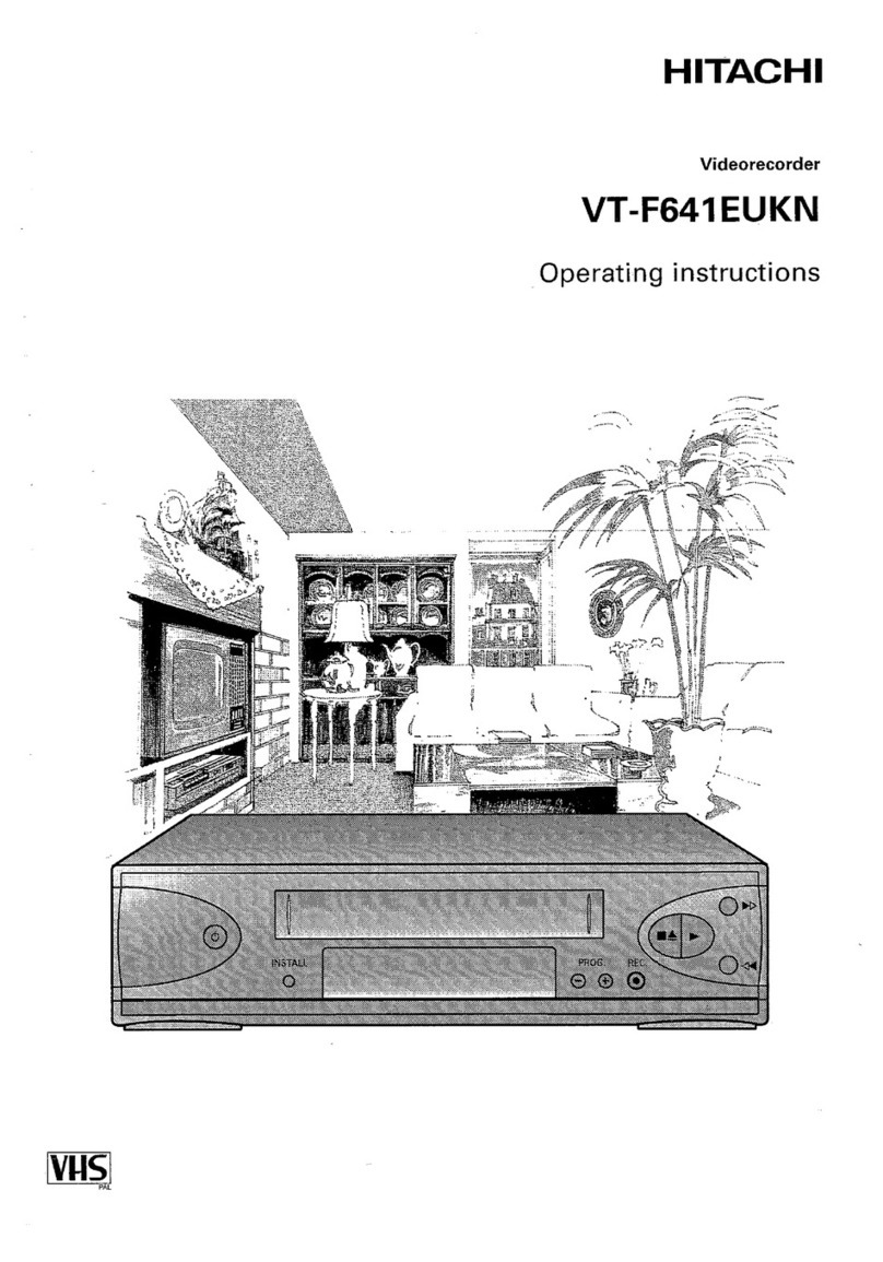 Hitachi VT-F641EUKN User manual