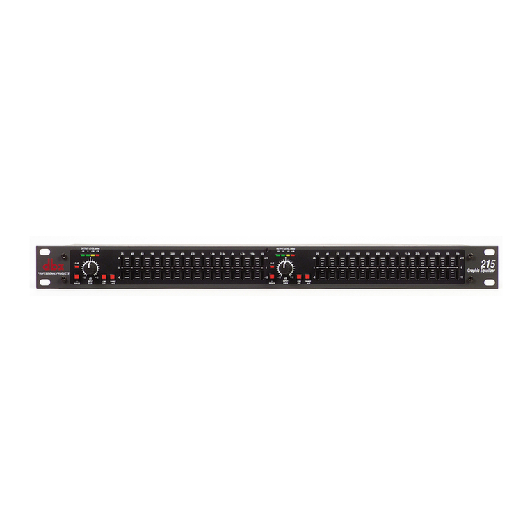 dbx 131, 215, 231 User manual