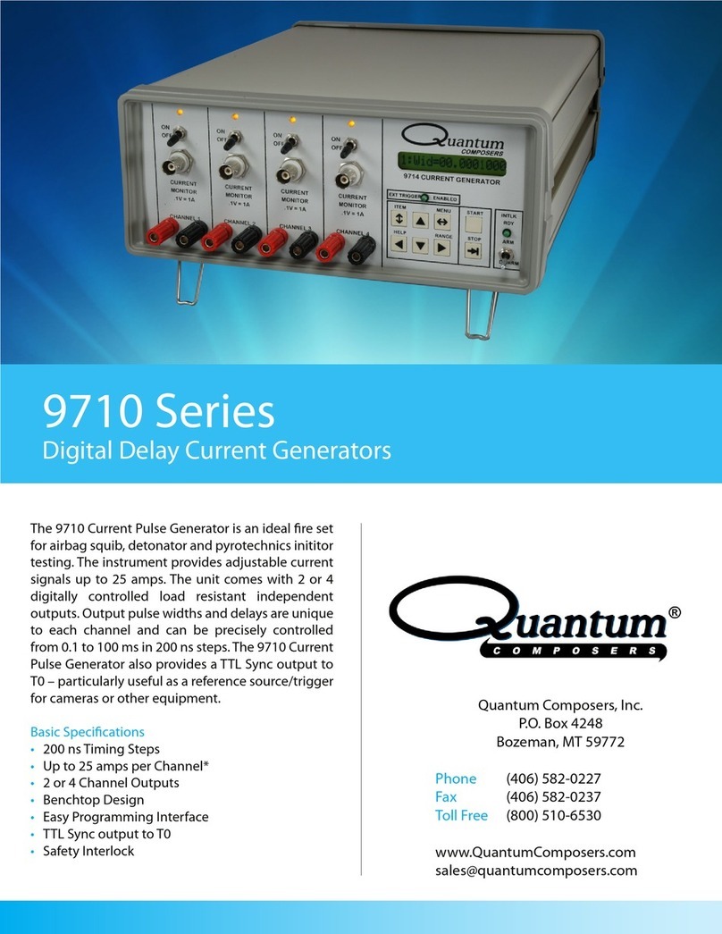 Quantum Composers 9710 Series specification