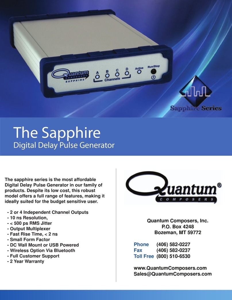 Quantum Composers Sapphire 9212 specification