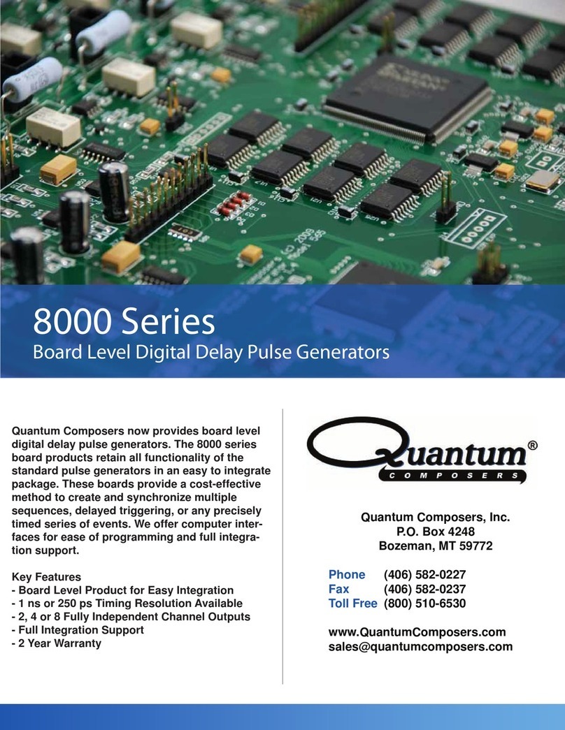 Quantum Composers 8530 Series datasheet