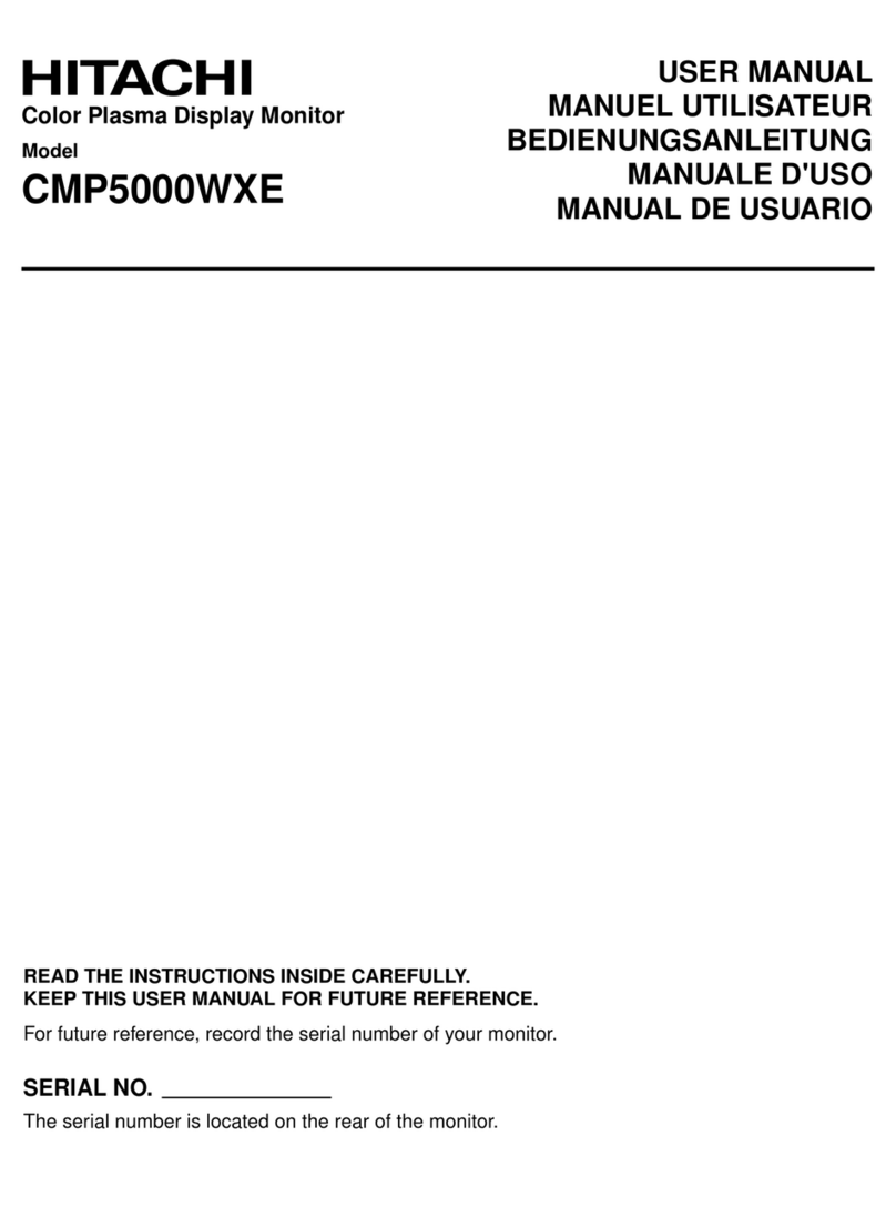 Hitachi CMP5000WXE User m User manual