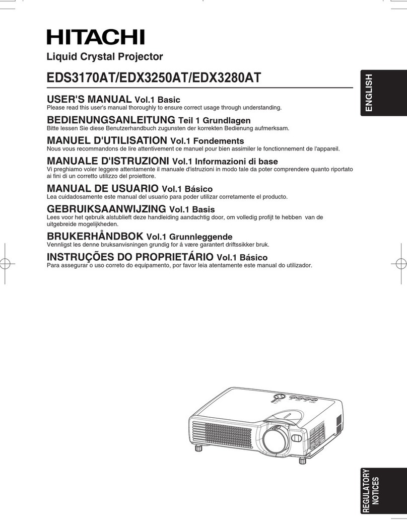 Hitachi EDX3280AT user manual