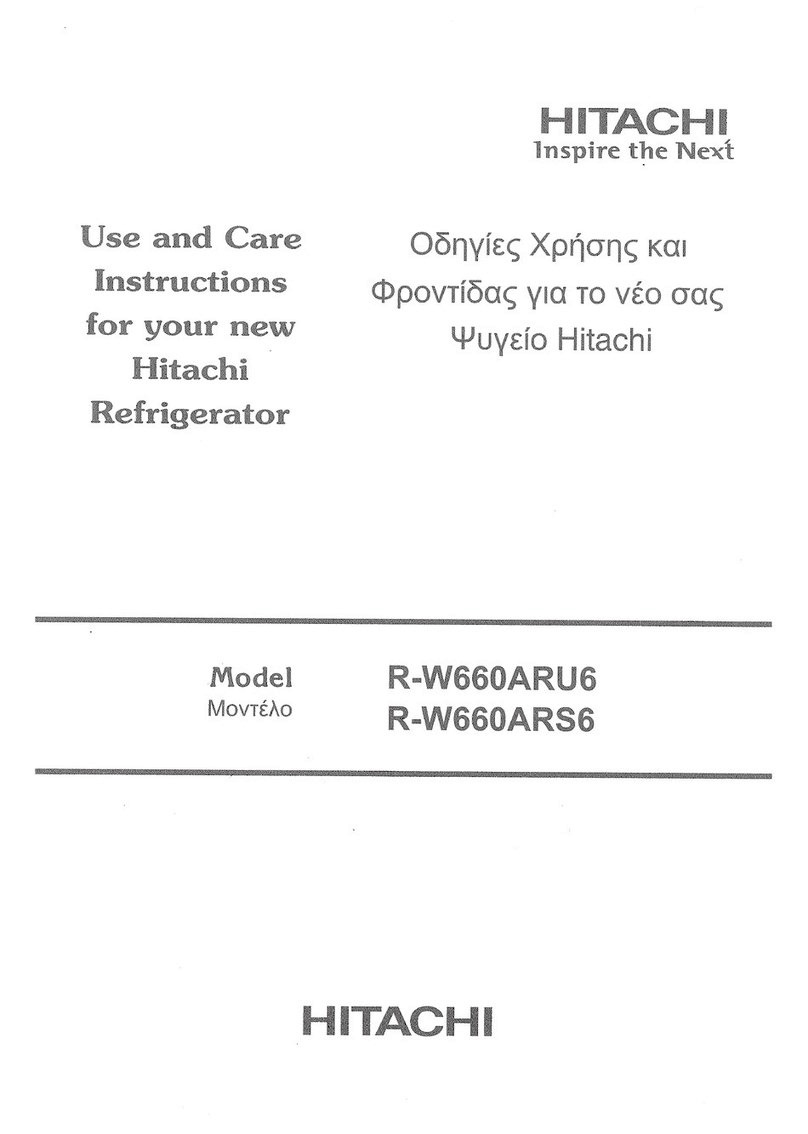 Hitachi R-W660ARU6 Quick reference guide Hitachi R-W660ARU6 Quick reference guide