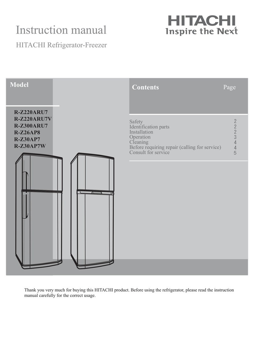 Hitachi R-Z220ARU7 User manual