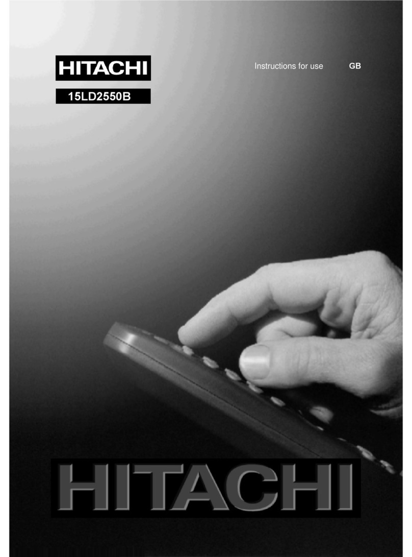 Hitachi 15LD2550B User manual