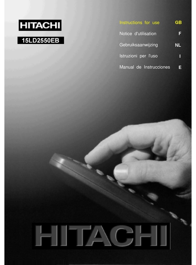 Hitachi 15LD2550EB User manual