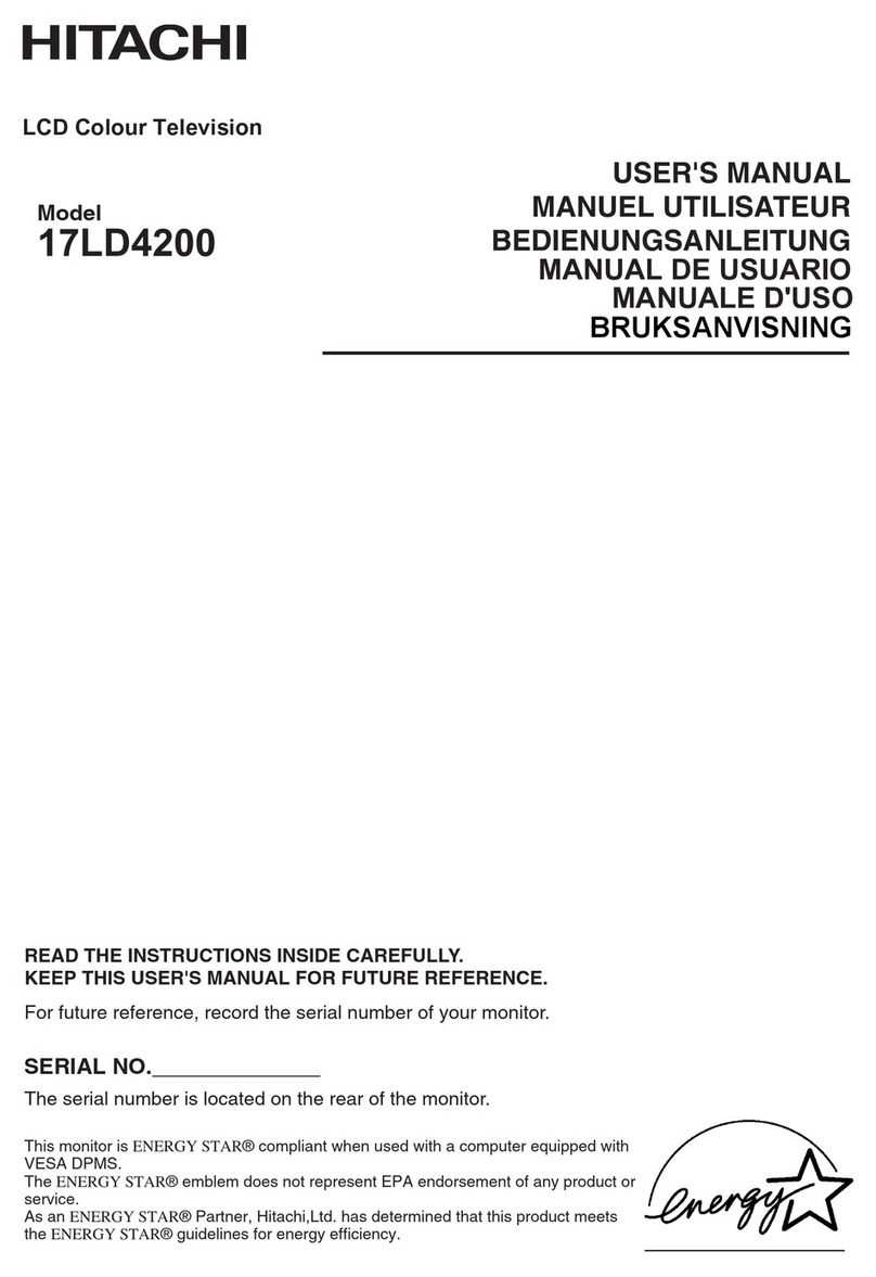 Hitachi 17LD4200 User manual
