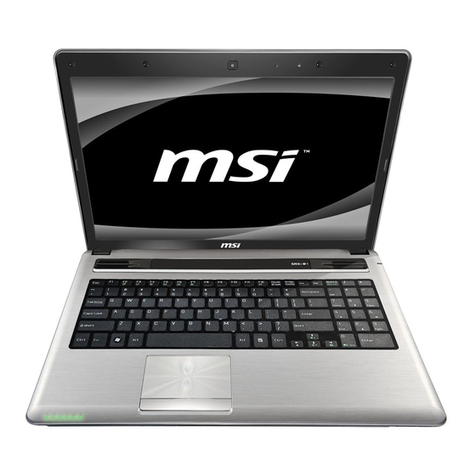 MSI CX640 User manual