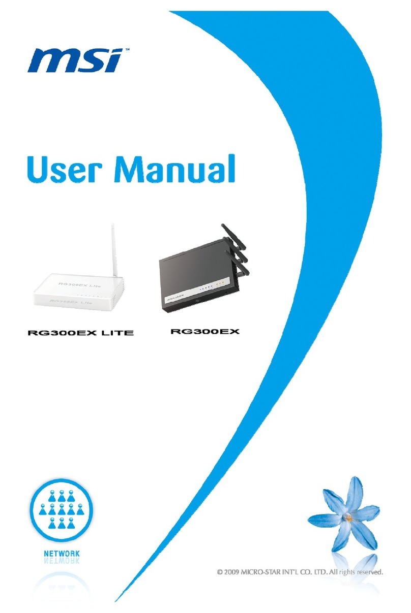 MSI RG300EX LITE User manual