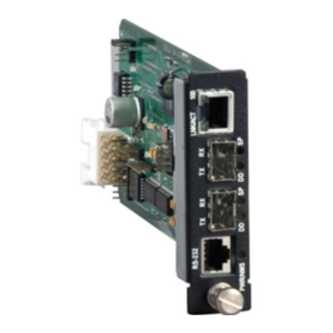 MRV Communications Fiber Driver EM316SW-XY user guide