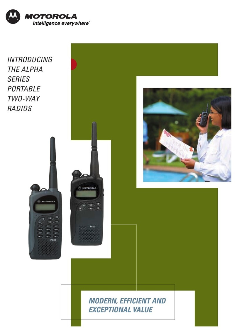 Motorola Alpha Series Brochure & specs
