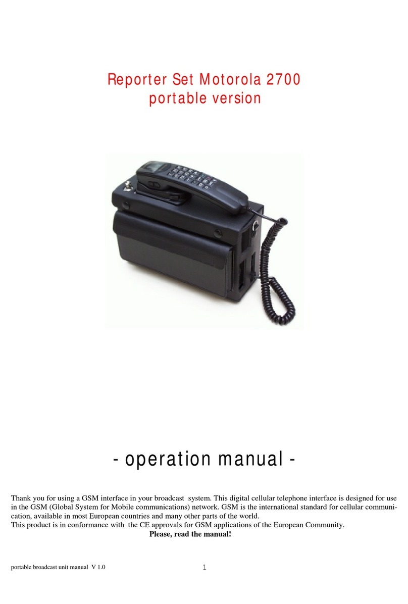 Motorola international 2700 User manual