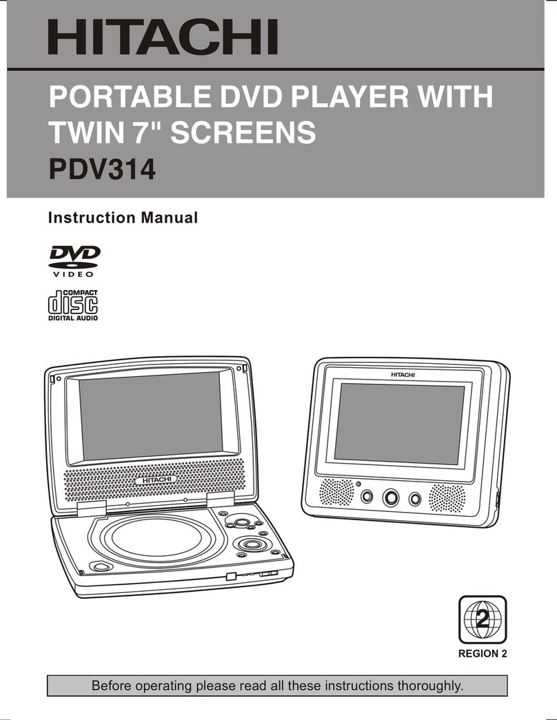 Hitachi PDV314 instruction manual