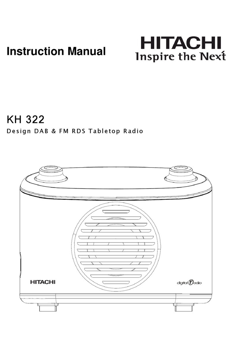 Hitachi KH 322 instruction manual