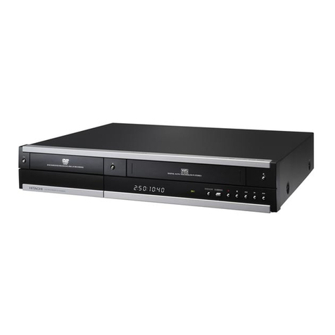 Hitachi DV-RV8500E User manual