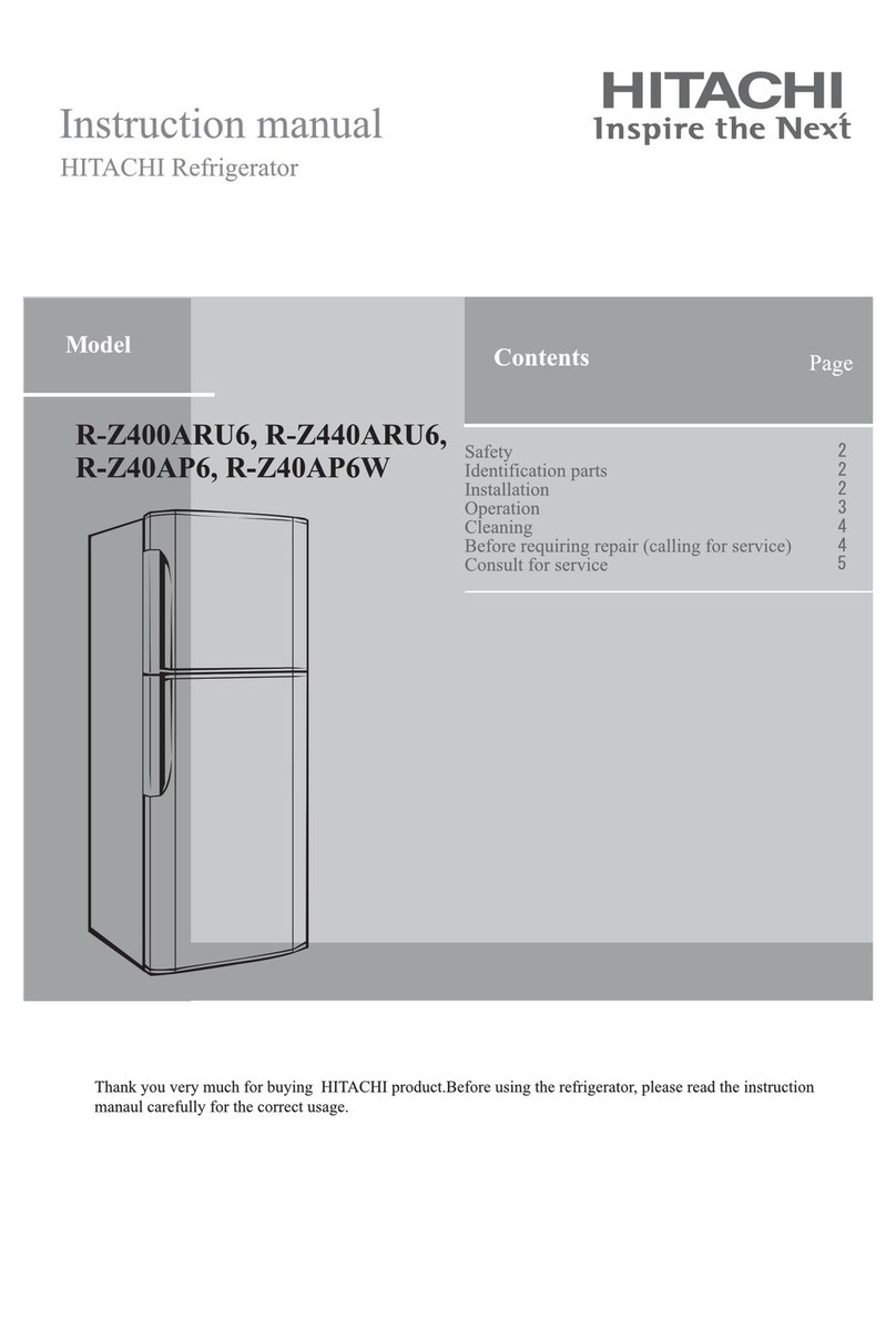 Hitachi R-Z400ARU6 User manual