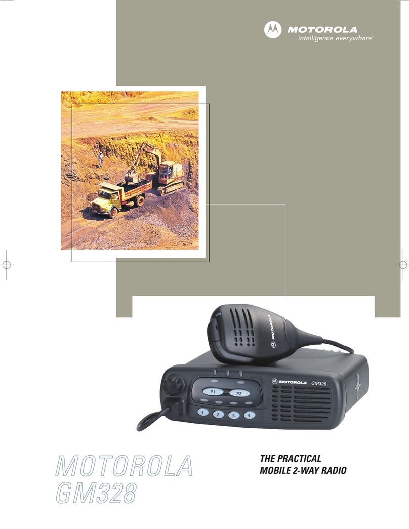 Motorola GM328 User manual