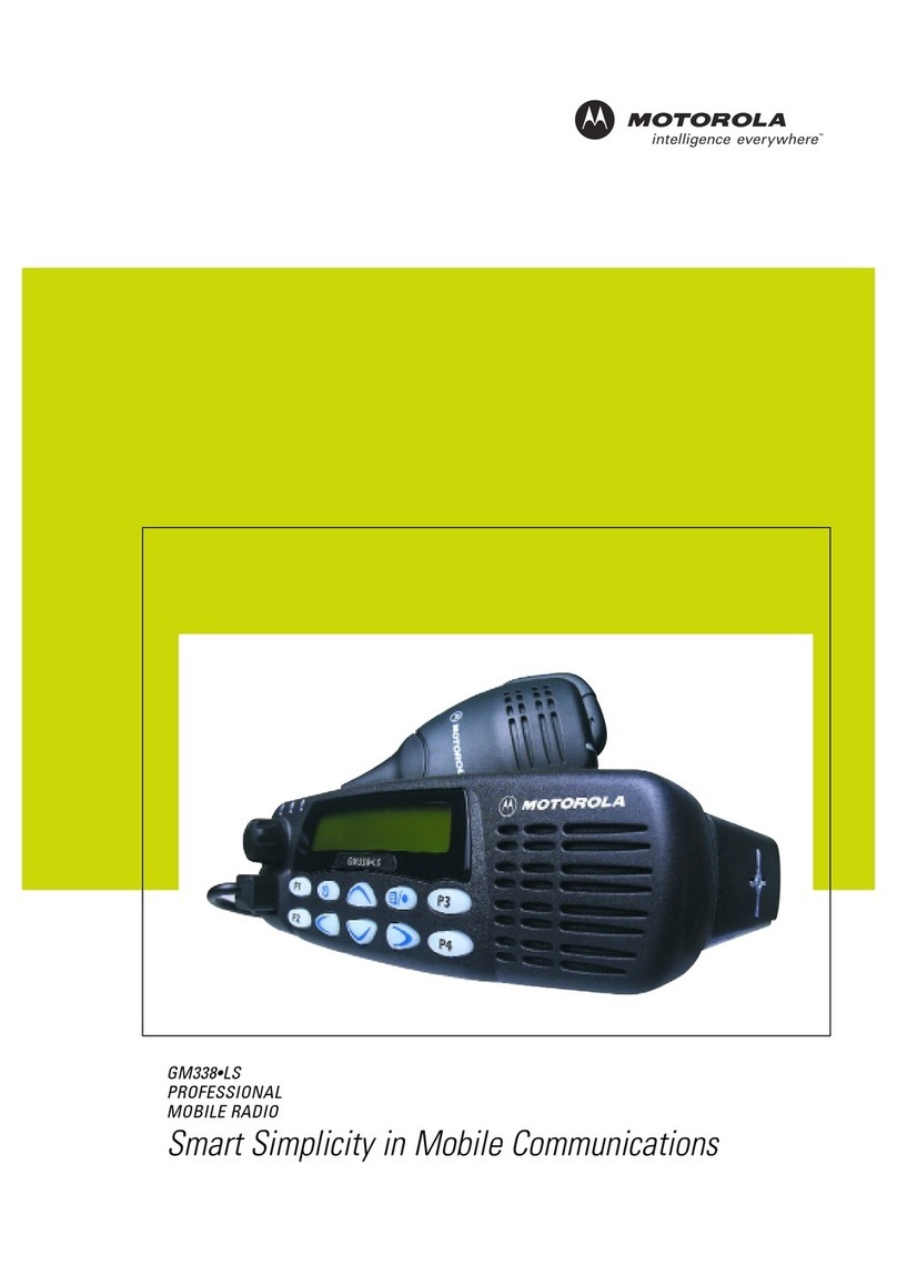 Motorola GM338LS User manual Motorola GM338LS User manual