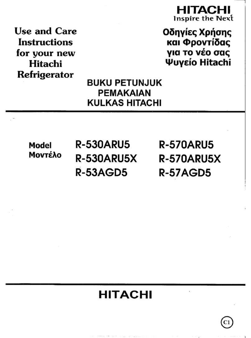 Hitachi R-530ARU5X Quick reference guide