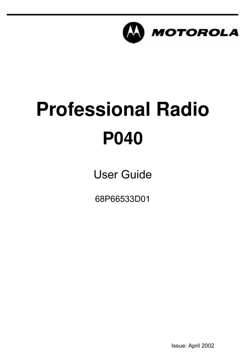 Motorola P040 user guide