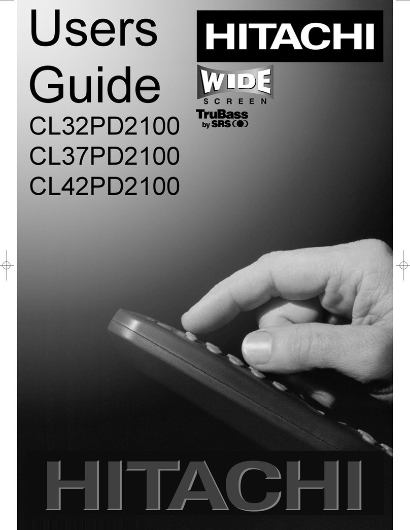 Hitachi CL32PD2100? CL37PD2100? CL42PD2100 User manual