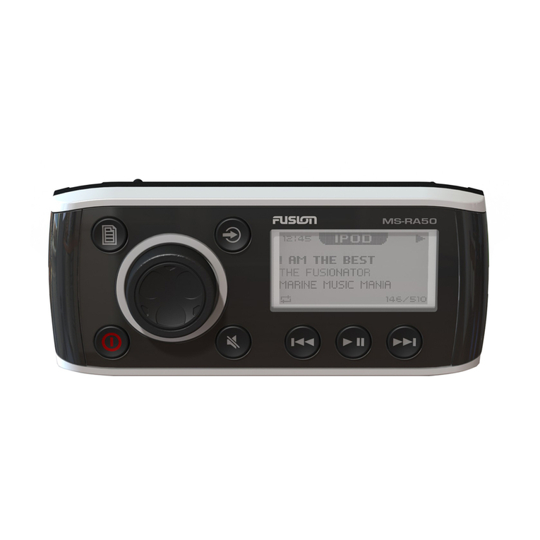 Fusion MS-RA50 User manual Fusion MS-RA50 User manual