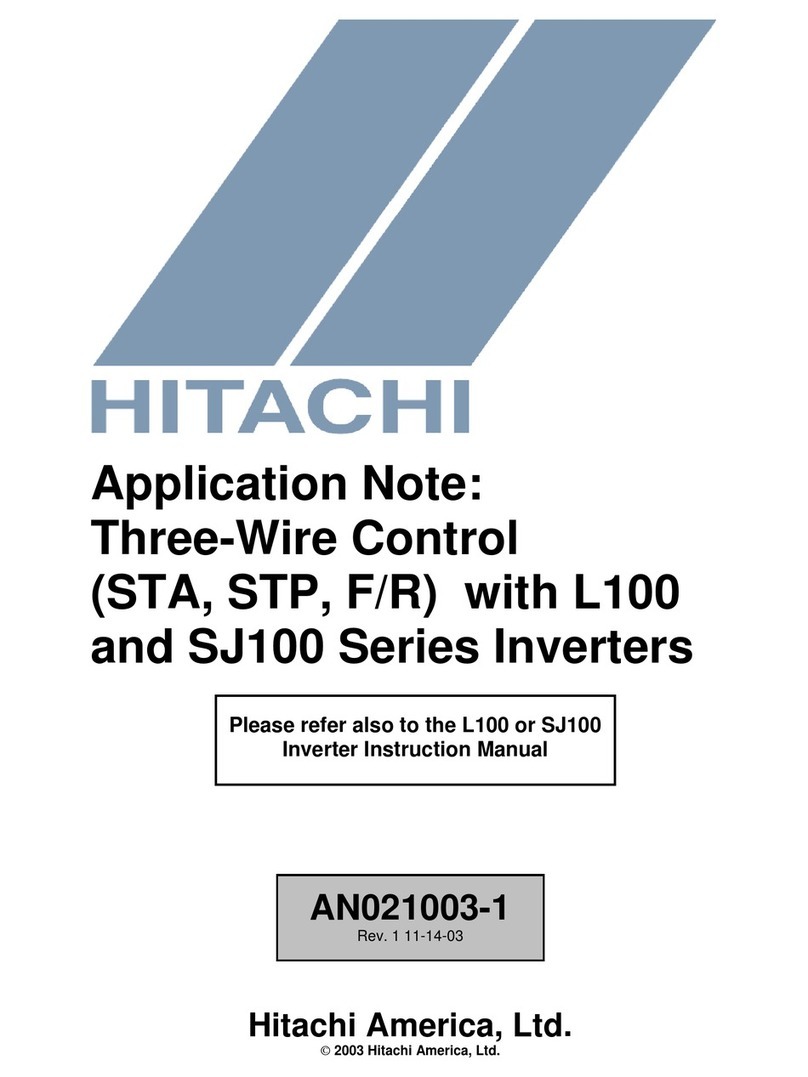 Hitachi SJ100 Series Application note