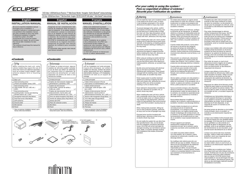 Fujitsu eclipse installation manual