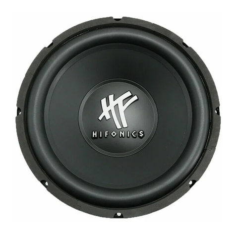 Hifonics HFi12S4 User manual