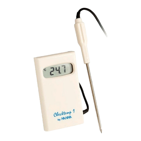 Hanna Instruments Checktemp-Dir HI 98510-01 instruction manual