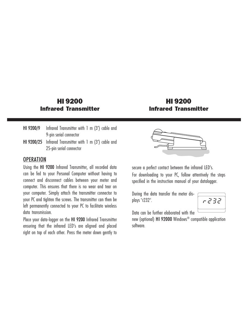 Hanna Instruments HI 9200/9 instruction manual