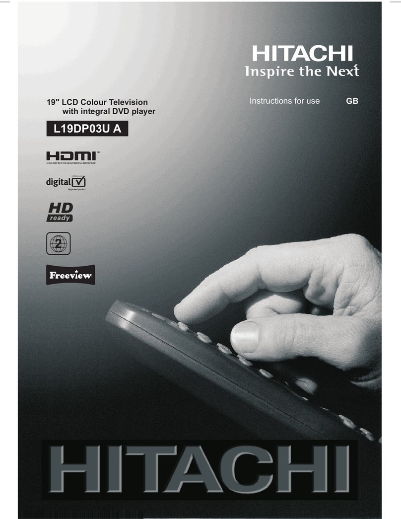 Hitachi L19DP03U A Instructions for use
