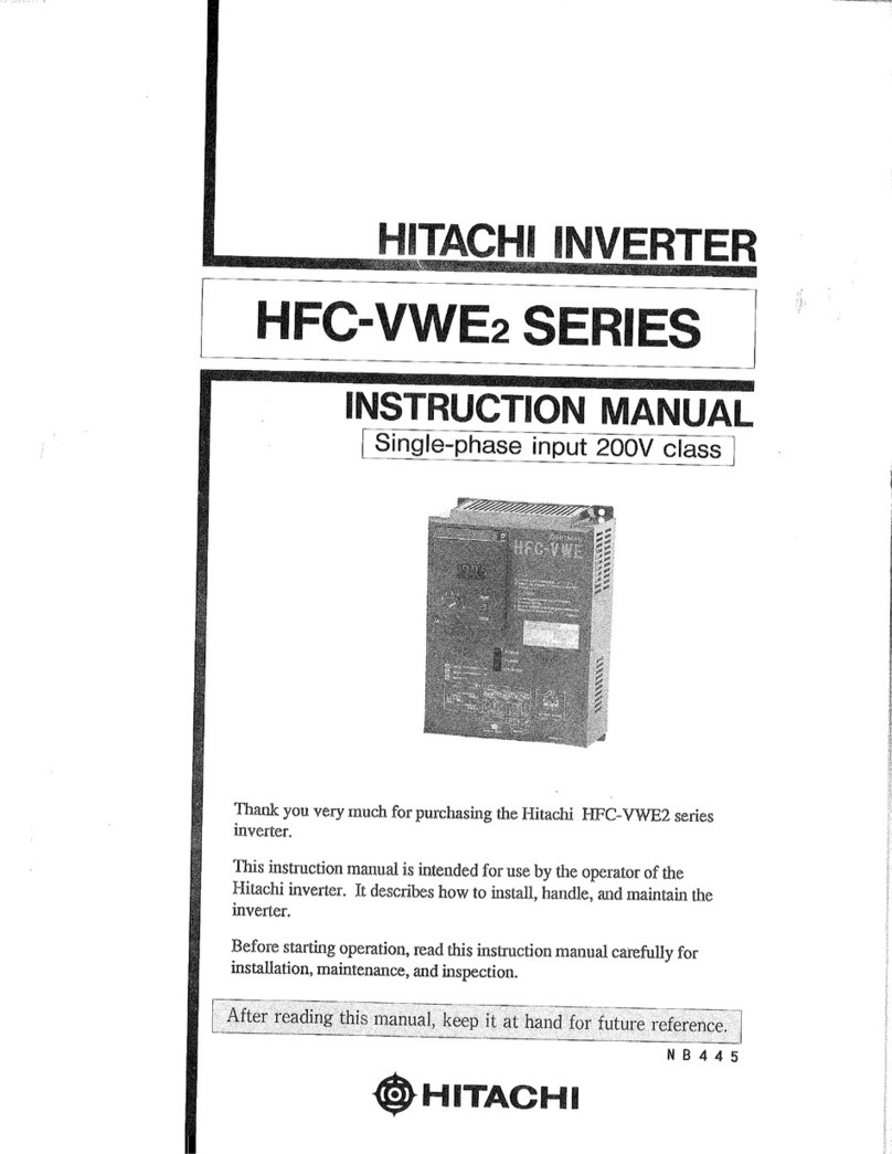 Hitachi HFC-VWE2 SERIES User manual