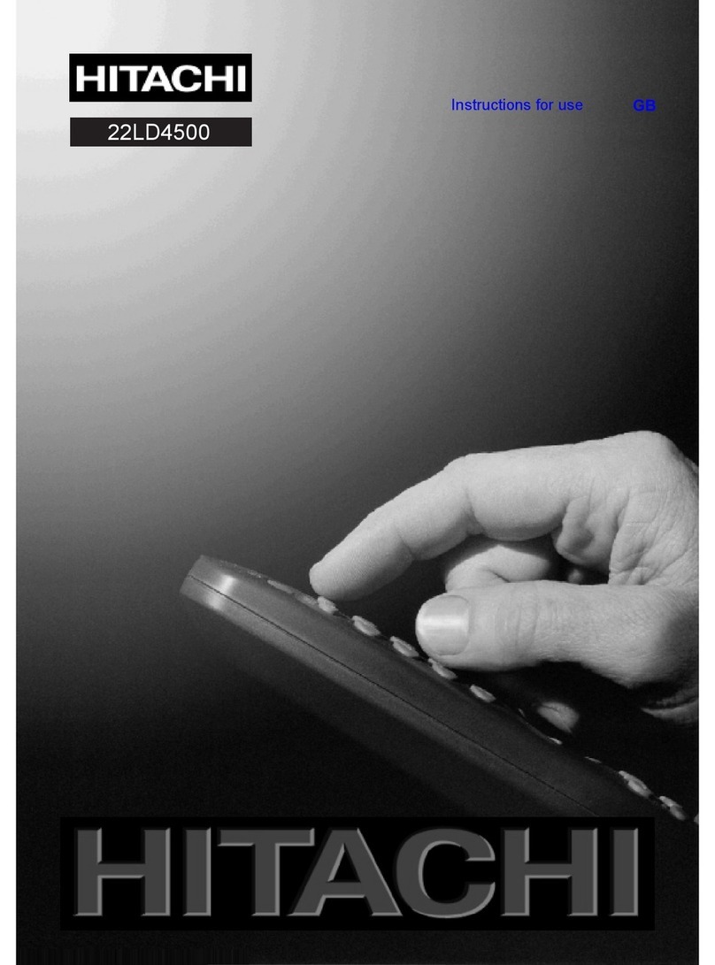 Hitachi 22LD4500 User manual