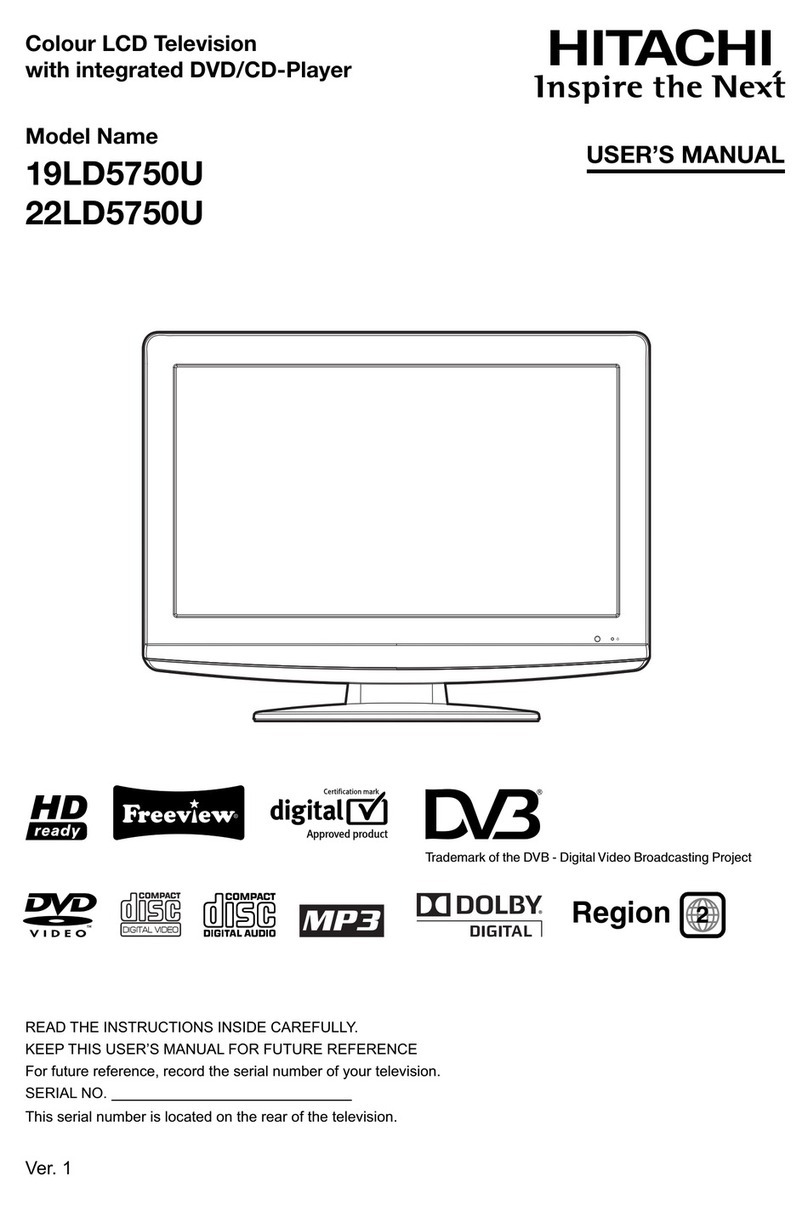 Hitachi 22LD5750U user manual