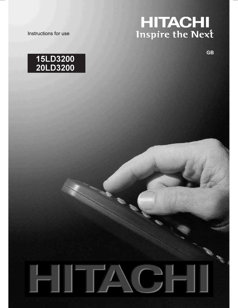 Hitachi 20LD3200 User manual