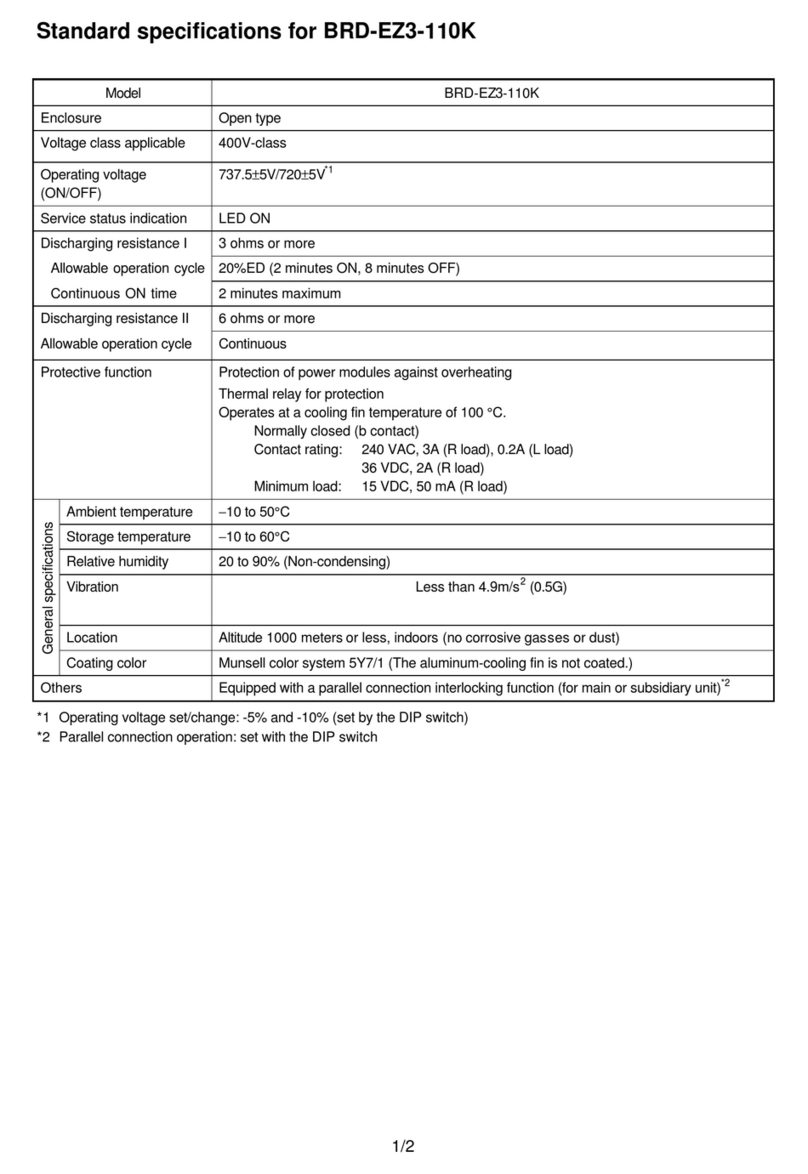 Hitachi BRD-EZ3-110K Specifications