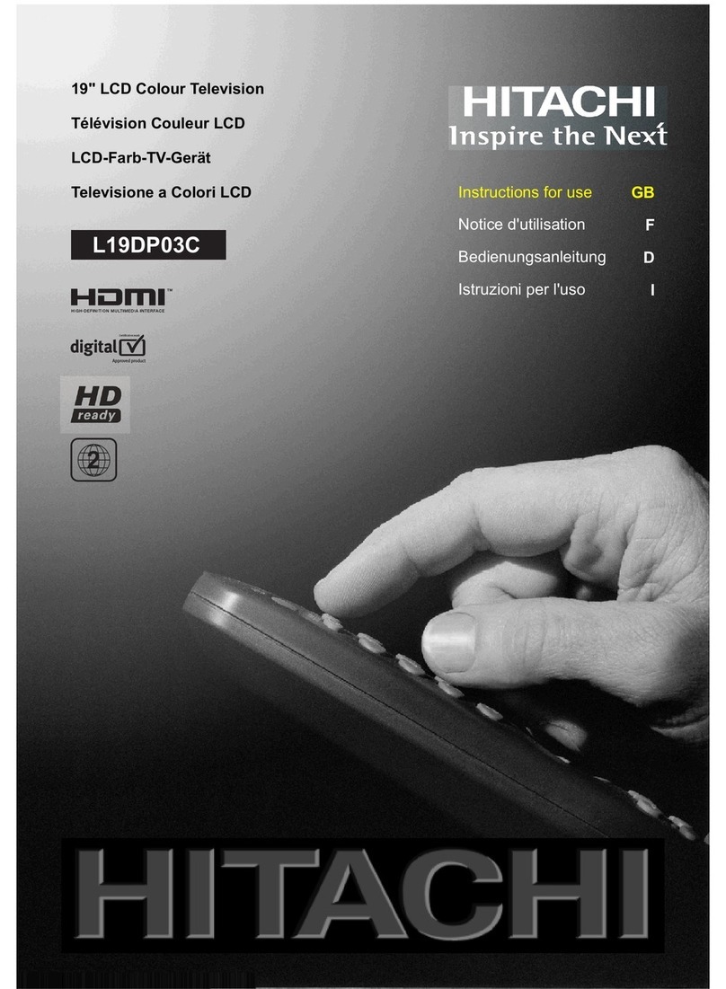 Hitachi L19DP03C User manual