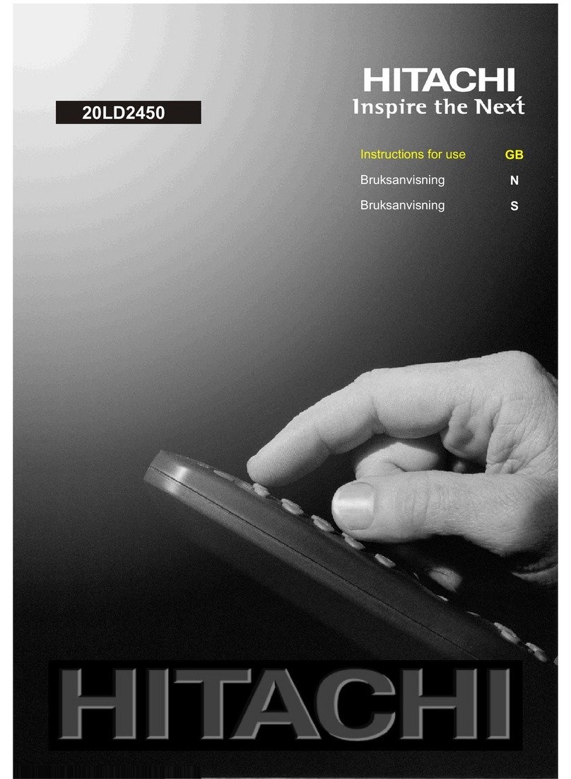 Hitachi 20LD2450 User manual