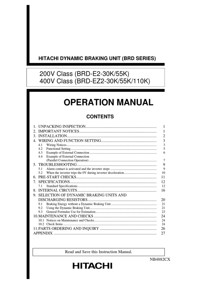 Hitachi BRD-E2-30K User manual Hitachi BRD-E2-30K User manual