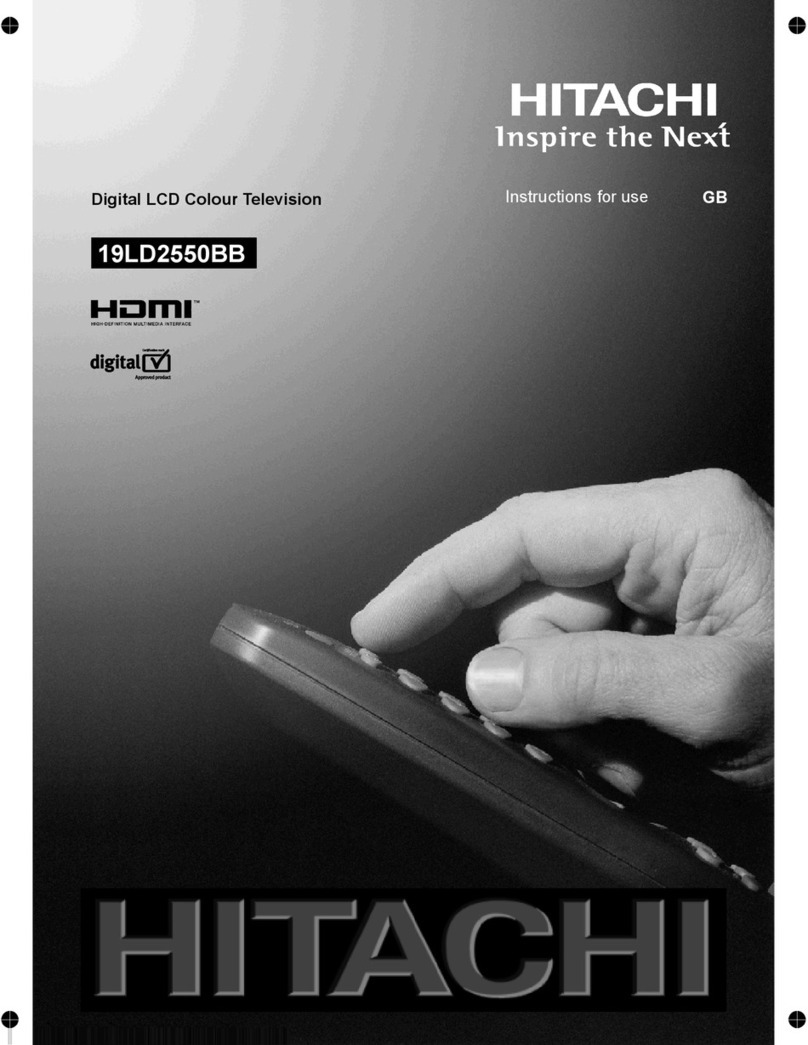 Hitachi 19LD2550BB User manual