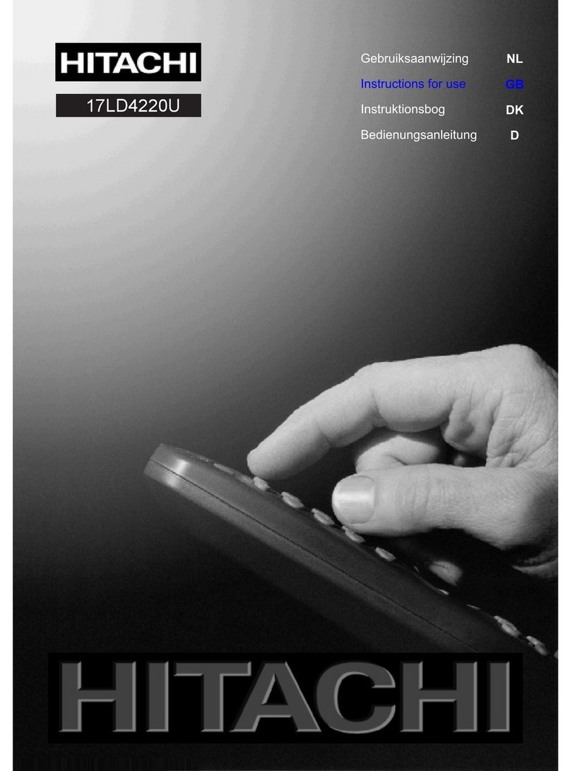 Hitachi 17LD4220U User manual