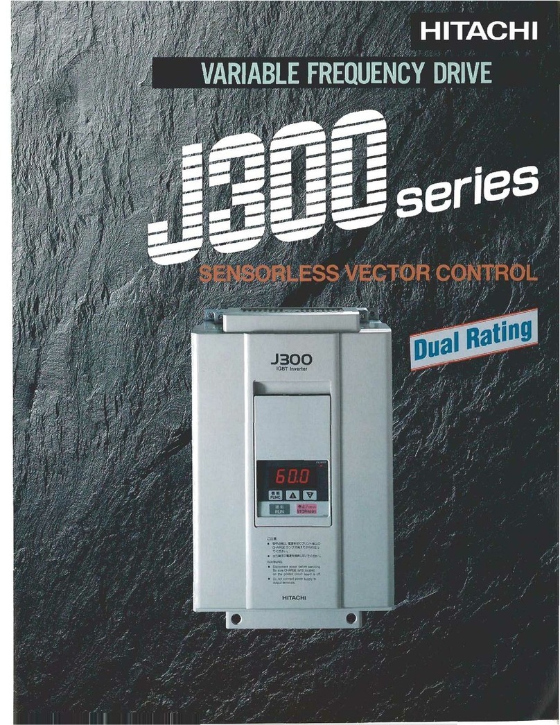 Hitachi J300U Series Instruction and safety manual