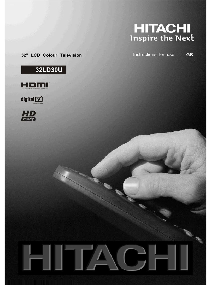 Hitachi 32LD30U User manual